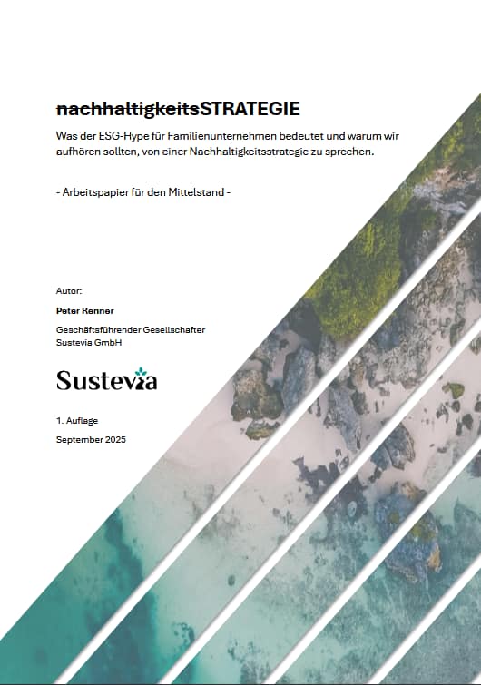 Titelblatt Arbeitspapier Nachhaltigkeitsstrategie